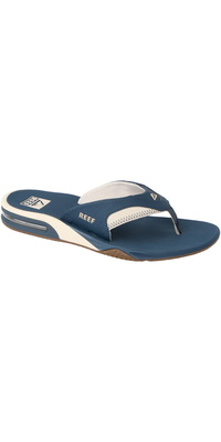 2026 Reef Da Uomo Fanning Sandals CJ9043 - Navy / Oat