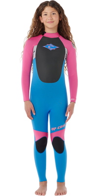 2026 Rip Curl Junior Omega 4/3mm Back Zip Wetsuit 13OBFS - Pink
