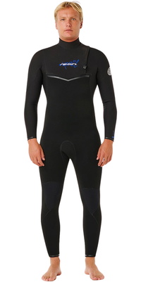 2026 Rip Curl Da Uomo E-Bomb 4/3mm Zip Free Muta 17MMFS - Black / Blue