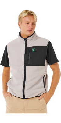 2026 Rip Curl Mens Search Polar Fleece Vest 09YMFL - Stone