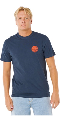 2026 Rip Curl Mens Wettie Icon Tee 10VMTE - Dark Navy