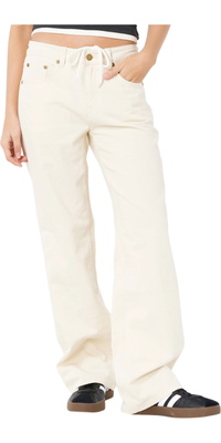 2026 Rip Curl Da Donna Aggie Jeans Relaxed 04MWPA - Bone