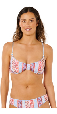 2026 Rip Curl Womens Coastal Instinct D-E Bikini Top 0WVWSW - Multico