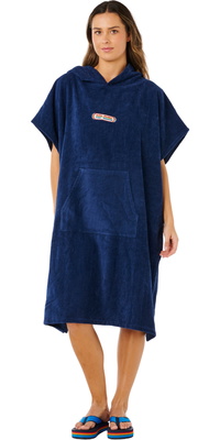 2026 Rip Curl Da Donna Icon Hooded Poncho Towel 17OWTO - Dark Navy