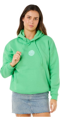 2026 Rip Curl Womens Icons Of Surf Heritage Hoodie 06NWFL - Green