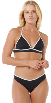 2026 Rip Curl Womens Mirage Fusion Xback Tri Bikini Top 0S7WSW - Black
