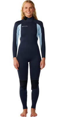 2026 Rip Curl Da Donna Trad 5/4mm Back Zip Muta 17QWFS - Navy