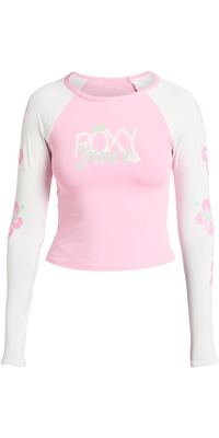 2026 Roxy Da Donna Roxy Canotta In Lycra A Maniche Lunghe Juicy ERJWR03938 - Coconut Milk