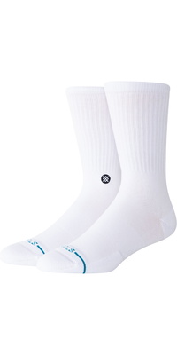 Stance Calzini Unisex Icon Crew 2026 M311D14ICO - Bianco / Black