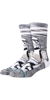 2026 Calzini Unisex  Stance  - Modello  Storm  - Calzini Trooper - Crew - A556A25THE - White