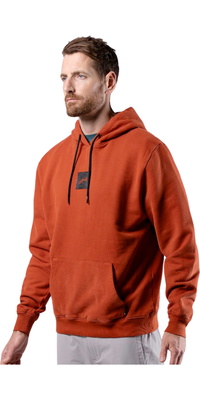 2026 Zhik Da Uomo Carbon Hoodie HDI-0022-M - Red Earth