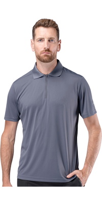 2026 Zhik Da Uomo UVactive Short Sleeve Polo Shirt ATP-0086-M - Slate
