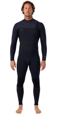 2026 ONeill Da Uomo HyperFreak Comp 3/2mm Zip Free Muta 4970 - Black