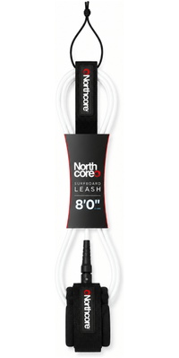 2026 Northcore 8FT Tavola Da Surf Leash NOCO56A - White