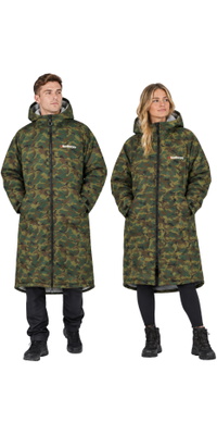 2026 Northcore Basha Da Spiaggia Sport Manica Lunga Che Si Trasforma Robe / Poncho NOCO24N - Camo