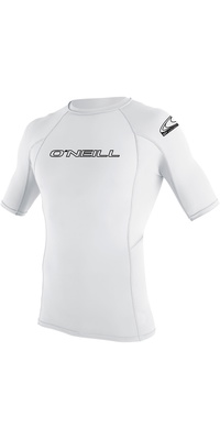 2026 Oneill Giovane Basic Skins Manica Corta Lycra Vest 3345 - Bianco