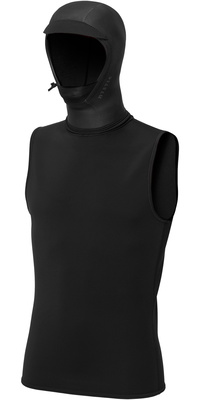 2026 Mystic 3/2mm Top Per Muta In Neoprene Con Cappuccio 35016.230016 - Nero