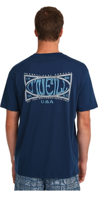 2026 ONeill Da Uomo Scatola Logo T-Shirt 2850353 - English Evening