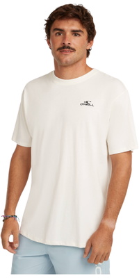 2026 O'Neill Da Uomo Piccolo Logo T-Shirt 2850371 - Snow White