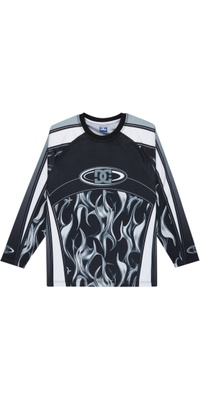 2026 DC Shoes Da Uomo Maglia Da Moto Sylem 2 EDYKT03552 - Black