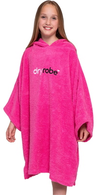 2026 Dryrobe Bambino Accappatoio Con Cappuccio In Cotone Biologico V3DRJOCTR - Pink