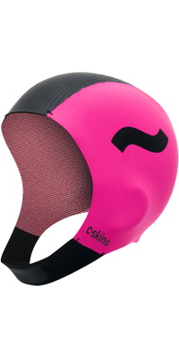 2026 Swim Research Freedom 3mm Swim Cap C-HOSR - Nero / Rosa