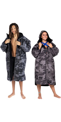 2026 Dryrobe Advance Accappatoio Da Spogliatoio A Maniche Lunghe DALSV3 - Black Camo