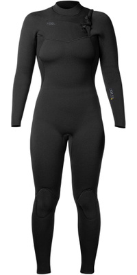 2026 Xcel Da Donna Comp+ 4/3mm Chest Zip Muta WN43CPC4BK - Black