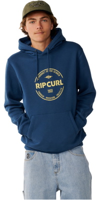 2026 Rip Curl Da Uomo Felpa Con Cappuccio 0CKMFL - Light Navy