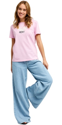 2026 Roxy Da Donna Ocean Arte Di Strada T-Shirt ERJZT06015 - Pink Lavender