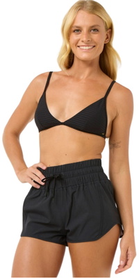 2026 Rip Curl Womens High Waist Retro Volley 3 Boardshorts 01QWBO - Black