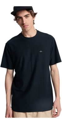 2026 Quiksilver Da Uomo Maglia A Collo Rotondo Slub EQYKT04391 - Black