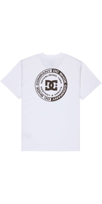 2026 DC Shoes Da Uomo Corpo DC In Maglia FB T-Shirt ADYZT05440 - White