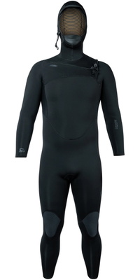 2026 Xcel Da Uomo Axis 5/4mm Con Cappuccio Chest Zip Muta ME54ZAH5 - Black
