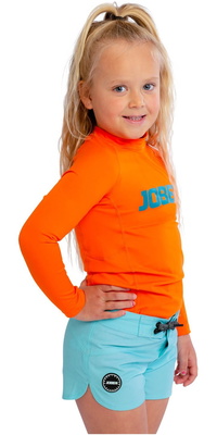 2025 Jobe Manica Lunga Junior Lycra Vest 544223001 - Arancione Fuoco