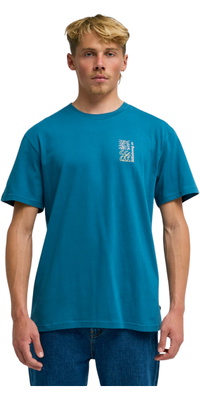 2026 Billabong Da Uomo La Sensazione T-Shirt EBYZT00564 - Real Teal