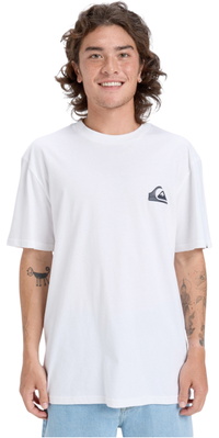 2026 Quiksilver Da Uomo Mini Logo T-Shirt EQYZT08181 - White