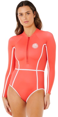 2026 Rip Curl Da Donna Muta Da Surf Classica A Maniche Lunghe 19FWRV - Red