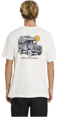 2026 Billabong Da Uomo Crea Percorsi T-shirt 24A501605 - Off White