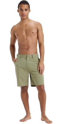 2026 Quiksilver Da Uomo Pantaloncini Union Heather Amph Da 19 EQYHY03877 - Khaki Heather