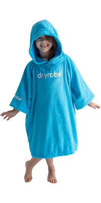 2026 Dryrobe Bambino Accappatoio In Spugna Biologica ORGANICJTCRBL - Blue