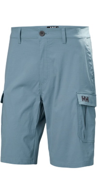 2026 Helly Hansen Mens Quickdry 11 Cargo Shorts 34537 - Washed Navy