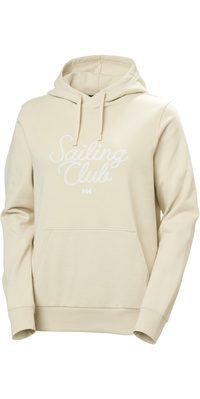 2026 Helly Hansen Womens Core Graphic Hoodie 54522 - Cream