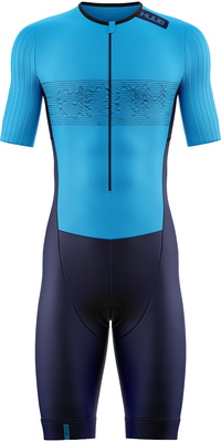 2026 HUUB Da Uomo Contour Tri Suit CONTSBN - Blue / Navy