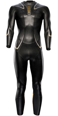 2026 HUUB Mens Vengeance 3/5mm Back Zip Swim Wetsuit TCE35 - Black / Orange