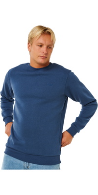 2026 Rip Curl Da Uomo Surf Classico Crew Maglione 0APMFL - Light Navy