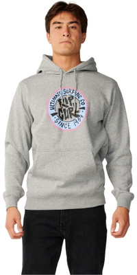 2026 Rip Curl Da Uomo Felpa Streamline 0CRMFL - Grey Heather