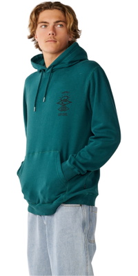 2026 Rip Curl Da Uomo Icona Di Ricerca Hoodie 0AKMFL - Blue Green