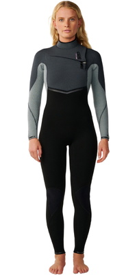 2026 Rip Curl Da Donna E-Bomb 4/3mm Chest Zip Muta 16NWFS - Grey