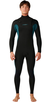 2026 Rip Curl Da Uomo Dawn Patrol 4/3mm Chest Zip Muta 16QMFS - Green